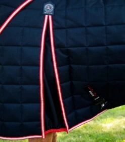 Lucanta 450g Stable Rug With Neck Cover 20 Lucanta 450g Stable Rug With Neck Cover -Premier Equine Lucanta Stable 450g with Detachable Neck Black 4