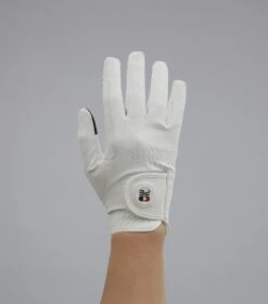Metaro Junior Riding Gloves 32 Metaro Junior Riding Gloves -Premier Equine Lucca Junior Riding Gloves White 2