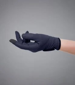 Metaro Junior Riding Gloves 23 Metaro Junior Riding Gloves -Premier Equine LuccaJunior Riding Gloves Navy 2
