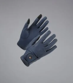 Metaro Junior Riding Gloves 22 Metaro Junior Riding Gloves -Premier Equine LuccaJunior Riding Gloves Navy 5