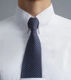 Luciana Ladies Short Sleeve Tie Shirt -Premier Equine Luciana White shirt 4