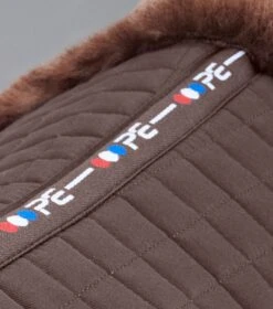 Merino Wool Saddle Pad - Half Pad 35 Merino Wool Saddle Pad - Half Pad -Premier Equine Merino Wool Half Pad Brown Brown 2