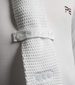 Mini Giulio Boy's Long Sleeve Show Shirt -Premier Equine MiniGiulioBoy sLongSleeveTieShirt White 4