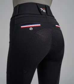 Mirillo Ladies Full Seat Gel Riding Tights -Premier Equine Mirillo Black 3