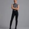 Moneta Ladies Riding Breeches -Premier Equine Moneta Ladies Full Seat Gel Riding Breeches Anthracite 1