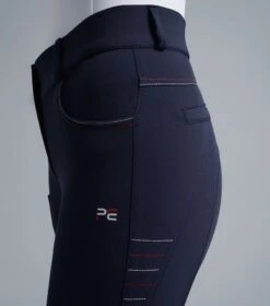 Moneta Ladies Riding Breeches 22 Moneta Ladies Riding Breeches -Premier Equine Moneta Ladies Full Seat Gel Riding Breeches Navy 3
