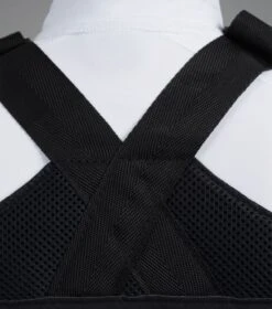 Neoprene Adjustable Number Competition Bib -Premier Equine Neoprene Adjustable Number Competition Bib Black 3