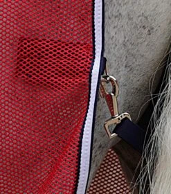 Net-Air Cooler Rug -Premier Equine Net Air Cooler Rug Red 6