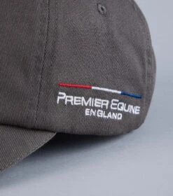 Premier Equine Baseball Cap -Premier Equine PE Baseball Cap Grey 3