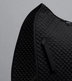 Pony Plain Cotton Dressage Square 36 Pony Plain Cotton Dressage Square -Premier Equine Plain Cotton Dressage Square Black 3
