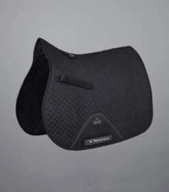 Pony Plain Cotton GP/Jump Square -Premier Equine Plain Cotton GPJump Square Black 1