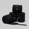 Horse Polo Fleece Bandages -Premier Equine Polo Fleece Bandages Black 1
