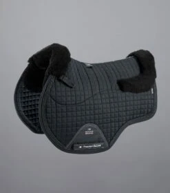 Pony Close Contact Merino Wool Half Lined European GP/ Jump Square 27 Pony Close Contact Merino Wool Half Lined European GP/ Jump Square -Premier Equine Pony CC Merino Wool European Dressage Black Black 1