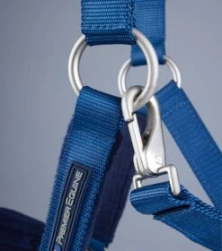 Fleece Padded Pony Head Collar -Premier Equine Pony Padded Fleece Head Collar Navy 5