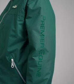 Pro Rider Unisex Waterproof Riding Jacket -Premier Equine Pro Rider Unisex Waterproof Riding Jacket Green 4