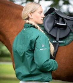Pro Rider Unisex Waterproof Riding Jacket -Premier Equine Pro Rider Unisex Waterproof Riding Jacket Green 6