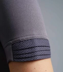 Remisa Ladies Technical Short Sleeve Riding Top -Premier Equine Remisa Ladies Technical Short Sleeved Riding Top Grey 5