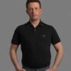 Respiro Men's Riding Polo Shirt -Premier Equine Respiro Polo Shirt Black1 9a493d14 c58f 456b 9a1b d14cac3e8dcf