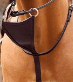 Rosello Bib Martingale -Premier Equine Rosello Bib Martingale Brown 2