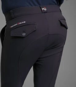 Santino Men's Gel Knee Riding Breeches 10 Santino Men's Gel Knee Riding Breeches -Premier Equine Santino Breeches Navy 3