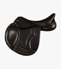Sautiller Synthetic Close Contact Jump Saddle -Premier Equine Sautiller Synthetic GP Jump Saddle Black 3