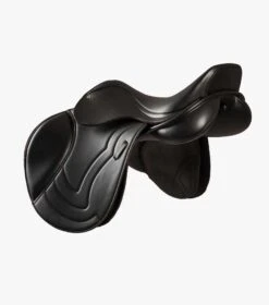 Sautiller Synthetic Close Contact Jump Saddle -Premier Equine Sautiller Synthetic GP Jump Saddle Black 4 V2