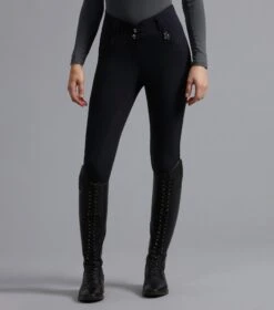 Sophia Ladies Full Seat High Waist Riding Breeches 28 Sophia Ladies Full Seat High Waist Riding Breeches -Premier Equine Sophia Breeches Black 2