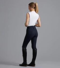 Sophia Ladies Full Seat High Waist Riding Breeches 33 Sophia Ladies Full Seat High Waist Riding Breeches -Premier Equine Sophia Breeches Navy 2
