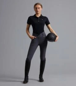 Sophia Ladies Full Seat High Waist Riding Breeches 26 Sophia Ladies Full Seat High Waist Riding Breeches -Premier Equine Sophia High Waist Breeches Anthracite 6