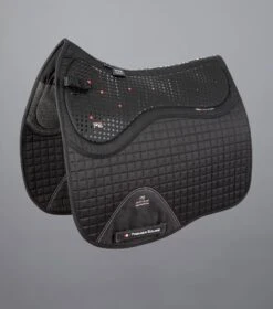 Close Contact Tech Grip Pro Anti-Slip Saddle Pad - Dressage Square -Premier Equine Tech Grip Pro Anti Slip Dressage Square Black 1