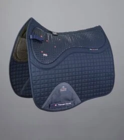 Close Contact Tech Grip Pro Anti-Slip Saddle Pad - Dressage Square -Premier Equine Tech Grip Pro Anti Slip Dressage Square Navy 1
