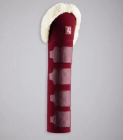 Techno Wool Anti-Slip Tail Guard -Premier Equine Techno Wool Anti Slip Tail Guard Burgundy 2