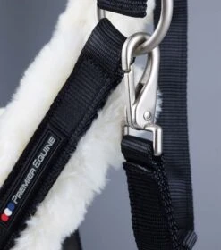 Techno Wool Lined Head Collar -Premier Equine Techno Wool Lined Head Collar Black 5