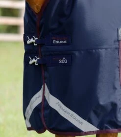 Titan 200g Original Turnout Rug -Premier Equine Titan 200 Original Turnout Rug Navy 3