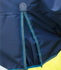 Titan 200g Turnout Rug With Snug-Fit Neck Cover -Premier Equine Titan 200 Turnout Rug Navy 4