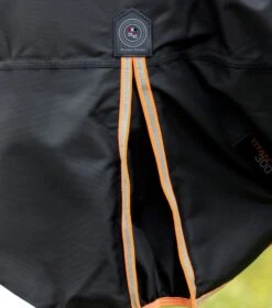 Titan 300g Turnout Rug With Snug-Fit Neck Cover -Premier Equine Titan 300 Turnout Rug Black 4
