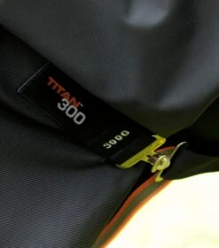 Titan 300g Turnout Rug With Snug-Fit Neck Cover -Premier Equine Titan 300 Turnout Rug Black 5