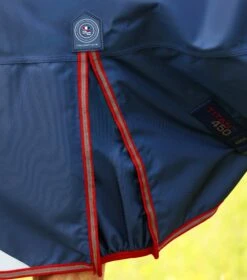 Titan 450g Turnout Rug With Snug-Fit Neck Cover 20 Titan 450g Turnout Rug With Snug-Fit Neck Cover -Premier Equine Titan 450 Turnout Rug Navy 4