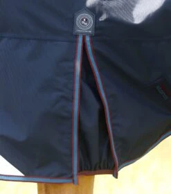 Titan Storm 200g Combo Turnout Rug With Snug-Fit Neck -Premier Equine Titan Storm 200 Turnout Rug Navy 3