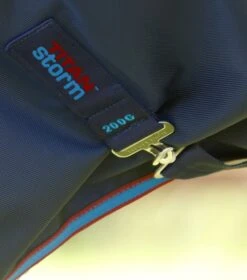 Titan Storm 200g Combo Turnout Rug With Snug-Fit Neck -Premier Equine Titan Storm 200 Turnout Rug Navy 4