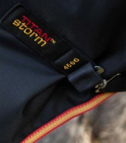 Titan Storm 450g Combo Turnout Rug With Snug-Fit Neck 16 Titan Storm 450g Combo Turnout Rug With Snug-Fit Neck -Premier Equine Titan Storm 450 Turnout Rug Black 5