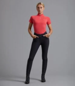 Torino Ladies Full Seat Gel Riding Breeches 32 Torino Ladies Full Seat Gel Riding Breeches -Premier Equine TorinoLadiesFullSeatGelRidingBreeches Navy 1