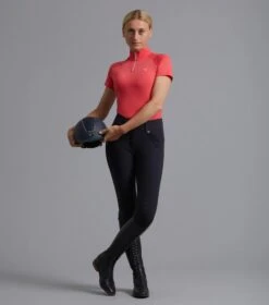 Torino Ladies Full Seat Gel Riding Breeches 33 Torino Ladies Full Seat Gel Riding Breeches -Premier Equine TorinoLadiesFullSeatGelRidingBreeches Navy 2