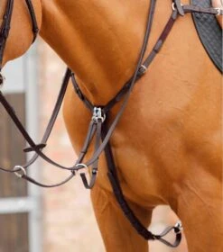 Valbrona Performance Breastplate -Premier Equine Valbrona Performance Breastplate Brown 1