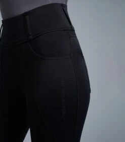 Ventus Ladies Full Seat Gel Riding Tights 24 Ventus Ladies Full Seat Gel Riding Tights -Premier Equine Ventus Riding Tights Black 5