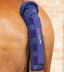 Waffle Quilted Double Locking Tail Guard -Premier Equine Waffle Quilted Double Locking Tail Guard Navy 1
