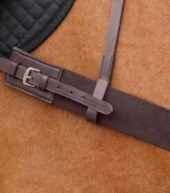 Zimella Elastic Breastgirth -Premier Equine Zimella Elastic Breastgirth Brown 2