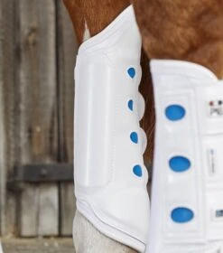 Air Cooled Original Eventing Boots -Premier Equine air cooled original white hind 2