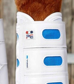 Air Cooled Original Eventing Boots -Premier Equine air cooled original white hind 3