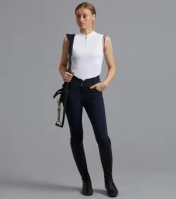 Alito Ladies Sleeveless Riding Top 27 Alito Ladies Sleeveless Riding Top -Premier Equine alito sleeveless top white 2